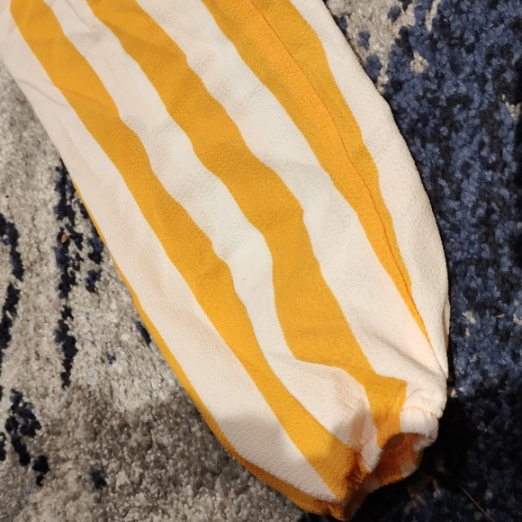 Yellow and white striped blouse - Picture 6 of 10